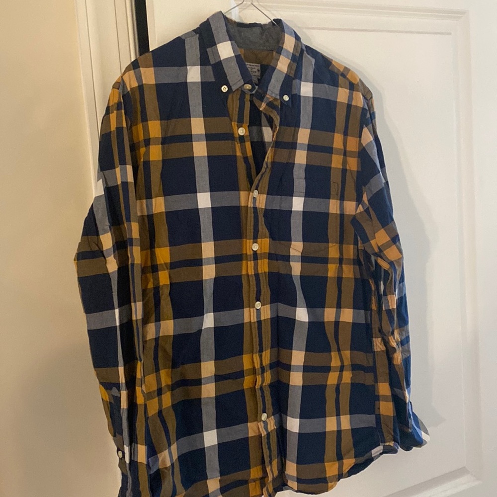 J Crew Plaid Button Down